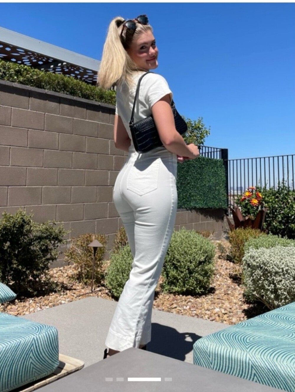 Show Me Your MuMu Everhart White  Cotton Collared Short Sleeve Flared Jumpsuit.